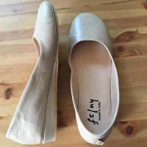 French Sole Zeppa Wedges